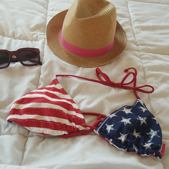 Xhilaration Other - American flag bikini top Xhilaration Other - American flag bikini top